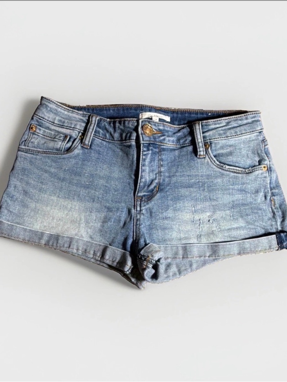 STS Blue Light Blue Denim Jeans with Gold Stitching